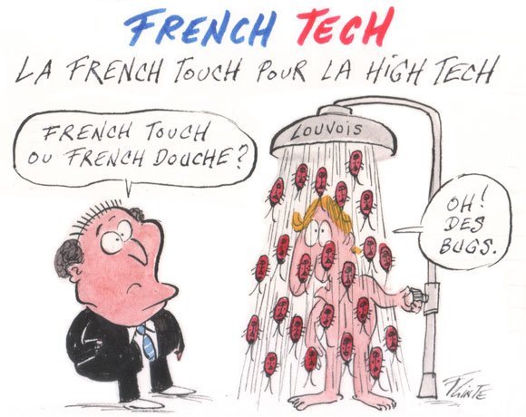 Dessin: French Tech : 215 M€ pour nos starts-up